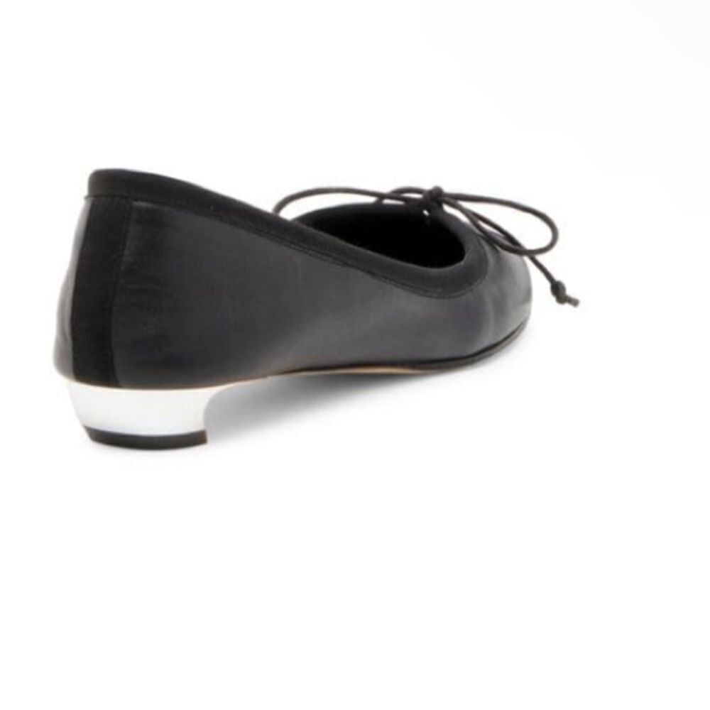 Alexander McQueen Black Leather Flats - Picture 3 of 10